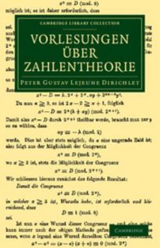 Paperback Vorlesungen Uber Zahlentheorie Book