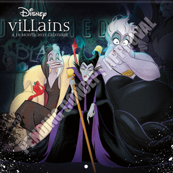 Calendar Disney Villains Wall Book
