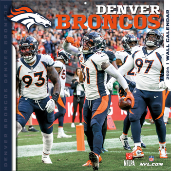 Calendar Denver Broncos 2024 12x12 Team Wall Calendar Book
