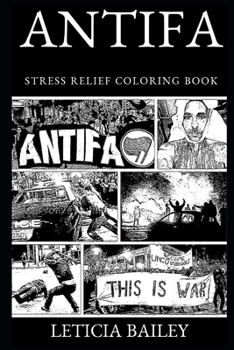 Paperback Antifa Stress Relief Coloring Book