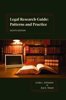 Paperback Legal Research Guide: Patterns and Practice Book