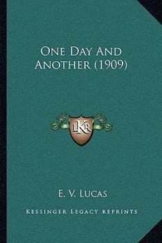 Paperback One Day And Another (1909) Book