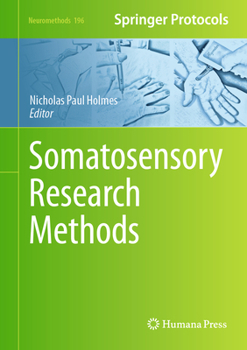 Hardcover Somatosensory Research Methods Book