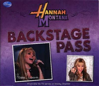 Hardcover Hannah Montana Backstage Pass Book