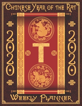 2020 Weekly Planner - Chinese Zodiac Year of the Rat Monogram Initial Letter "T": Astrology 12-Month Large Print Letter-Sized A4 Schedule Organizer by ... in USA (2020 Chinese Zodiac Year of the Rat)