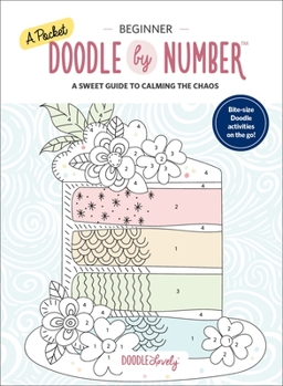 Paperback A Pocket Doodle by Number: Sweet Treats - Beginner Book