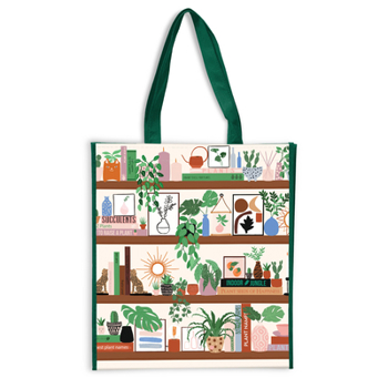 Misc. Plant Shelfie Reusable Shopping Bag Book