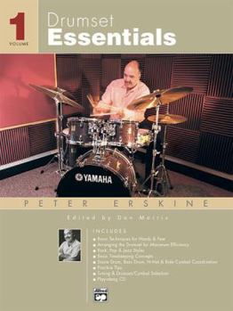 Paperback Drumset Essentials, Vol 1: Book & CD Book