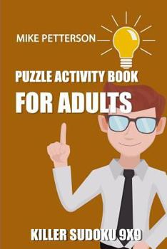 Paperback Puzzle Activity Book For Adults: Killer Sudoku 9x9 Book