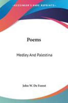 Paperback Poems: Medley And Palestina Book