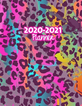 2020-2021 Planner: Two Year Calendar Organizer and Goal Journal | January 2020 - December 2021 Daily, Weekly and Monthly Planner Book with Back Sticker Expression Wall for 2 Years | Design Code 619925