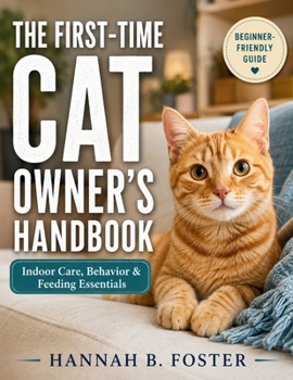 Paperback The First-Time Cat Owner's Handbook: Indoor Care, Behavior & Feeding Essentials Book