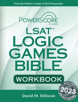 Paperback Powerscore LSAT Logic Games Bible Workbook Book