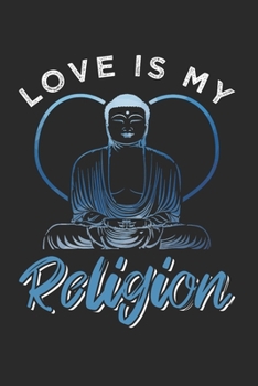 Paperback Buddhism: Buddhism Notebook the perfect gift idea for Buddhists. The paperback has 120 white pages with dot matrix that assist y Book