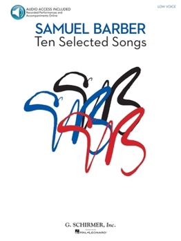 10 Selected Songs: Low Voice Book/CD Pack