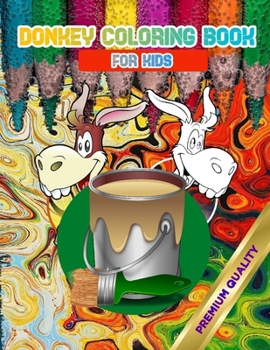 Paperback Donkey Coloring Book: Writing Activities, Brain Games and Much More Book