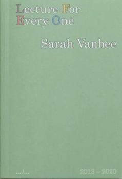 Paperback Sarah Vanhee Lecture For Every One /anglais Book
