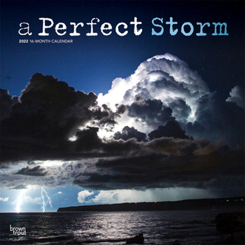 A Perfect Storm 2022 12 x 12 Inch Monthly Square Wall Calendar with Foil Stamped Cover, Worldwide Weather