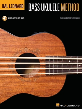 Paperback Hal Leonard Bass Ukulele Method - Book with Online Audio for Demos and Play-Along Book