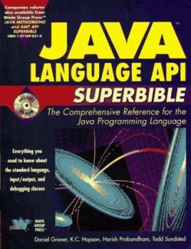 Paperback Java Language API SuperBible: With CDROM Book