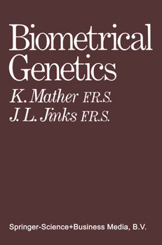 Paperback Biometrical genetics: the study of continuous variation Book