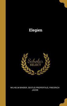 Hardcover Elegien [German] Book