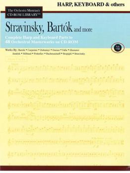 Paperback Stravinsky, Bartok and More - Vol. 8: The Orchestra Musician's CD-ROM Library - Harp, Keyboard and Others Book