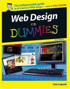 Paperback Web Design for Dummies Book