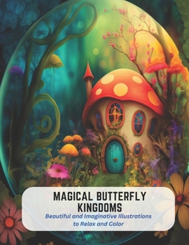 Paperback Magical Butterfly Kingdoms: Beautiful and Imaginative Illustrations to Relax and Color Book