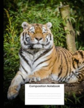 Composition Notebook: Cool Tiger College Ruled Notebook Lined Journal Gift For Men Women Kids Students