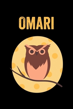 Paperback Omari: Animals Coloring Book for Kids, Weekly Planner, and Lined Journal Animal Coloring Pages. Personalized Custom Name Init Book