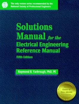 Paperback Solutions Manual for the Electrical Engineering Reference Manual Book