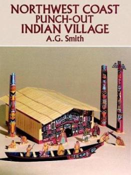 Paperback Northwest Coast Punch-Out Indian Village Book