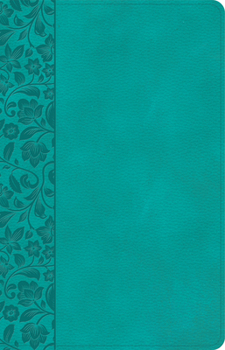 Imitation Leather NASB Large Print Personal Size Reference Bible, Teal Leathertouch, Indexed [Large Print] Book