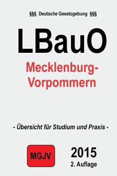 Paperback Landesbauordnung Mecklenburg-Vorpommern: (LBauO M-V) [German] Book