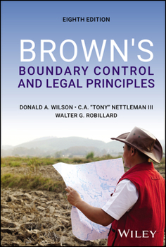 Hardcover Brown's Boundary Control and Legal Principles Book