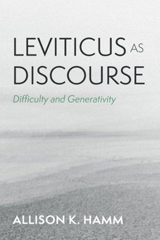 Hardcover Leviticus as Discourse Book