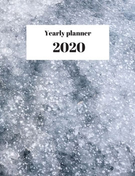 Paperback 2020 Yearly planner: nature themed calendar & organizer - 148 pages, 8,5" x 11" (version 38) Book