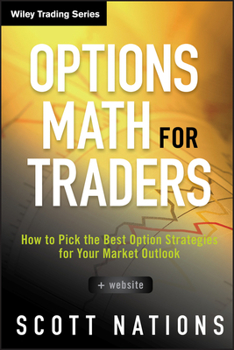 Hardcover Options Math for Traders Book