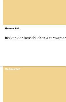 Paperback Risiken der betrieblichen Altersvorsorge [German] Book