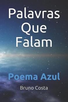 Paperback Palavras Que Falam: Poema Azul [Portuguese] Book