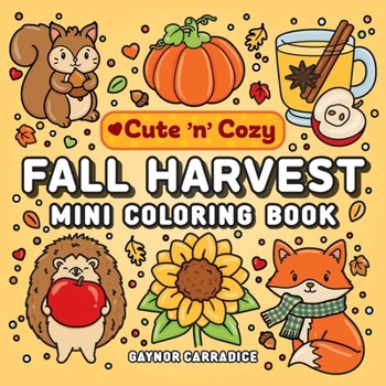 Paperback Fall Harvest Mini Coloring Book