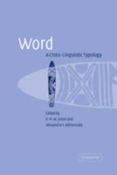 Paperback Word: A Cross-Linguistic Typology Book