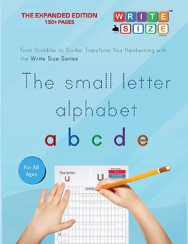 Paperback Write Size Series - The Small Letter Alphabet Book