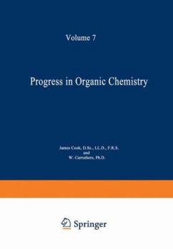Paperback Progress in Organic Chemistry: Volume 7 Book