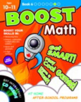 Paperback BOOST Math - Book 6 with CD-ROM (Ages 10-11) Book