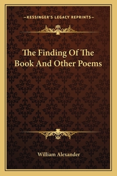 Paperback The Finding of the Book and Other Poems Book