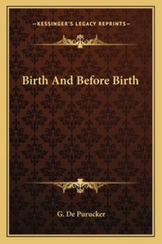 Paperback Birth And Before Birth Book