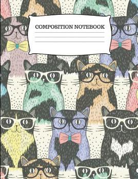 Paperback Composition Notebook: Funny Cats Journal College Ruled Book