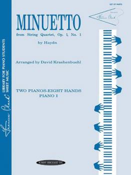 Paperback Minuetto from String Quartet, Op. 1, No. 1: Sheet Book